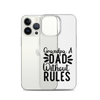 Grandpa A Dad Without Rules Clear Case for iPhone®