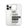 Eat, Sleep, Embarrass My Kids, Repeat Clear Case for iPhone®