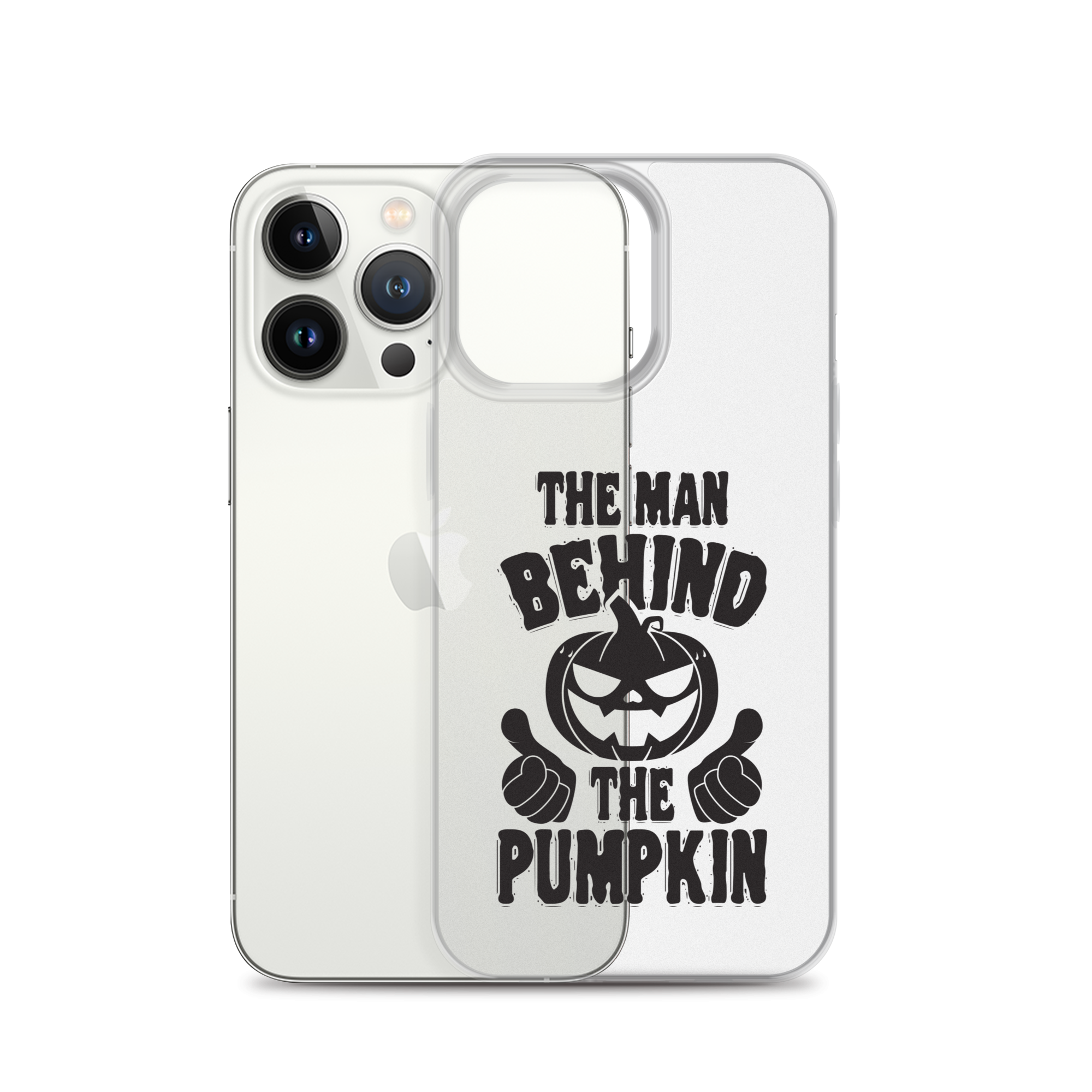 The Man Behind The Pumpkin Clear Case for iPhone®