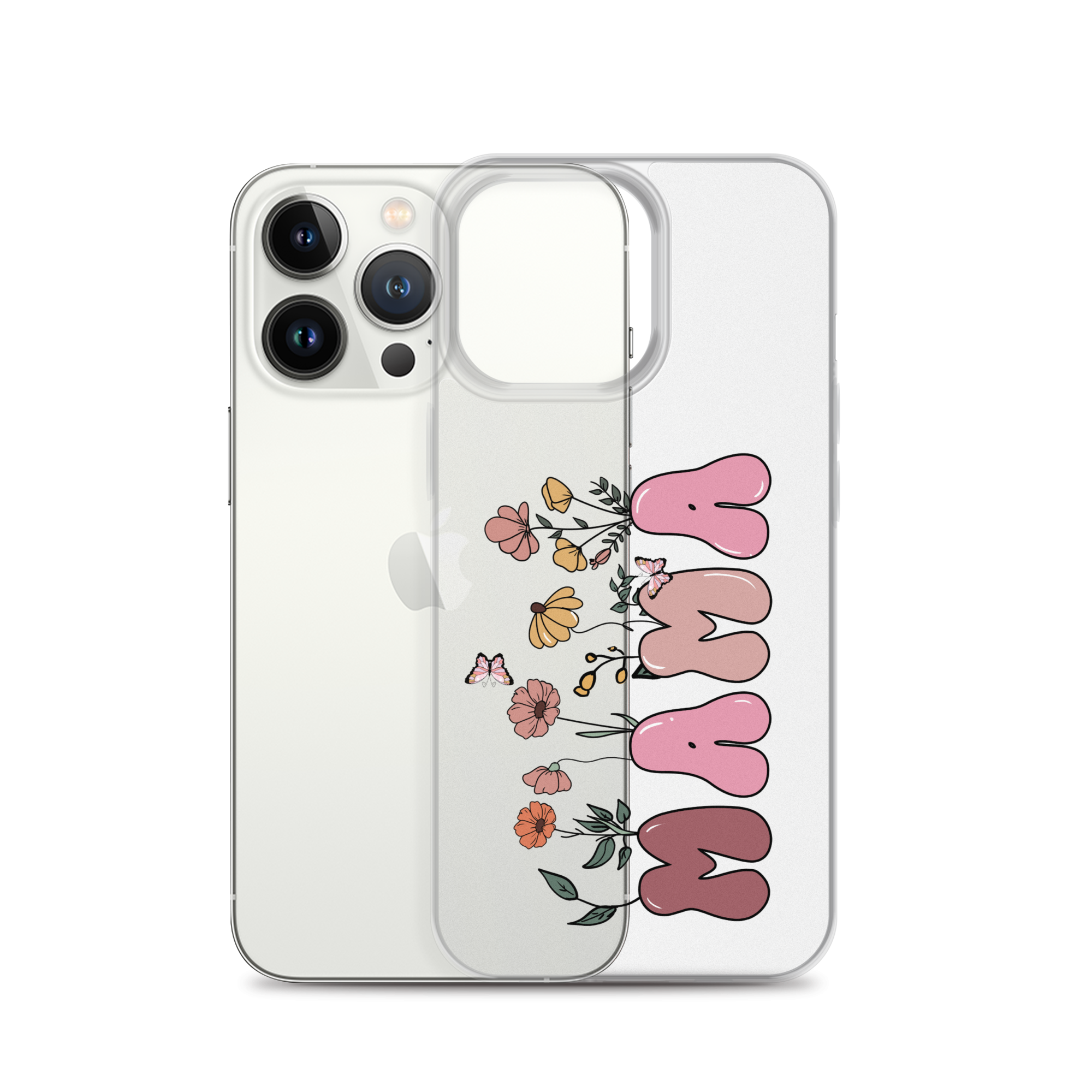 Floral Mama Clear Case for iPhone®