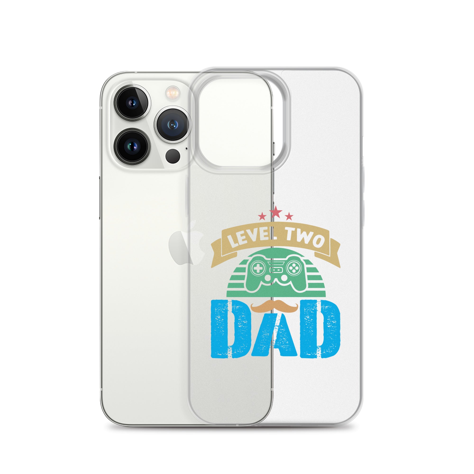 Level Two Dad Clear Case for iPhone®