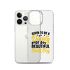 Soon To Be A Daddy For Boy Clear Case for iPhone®