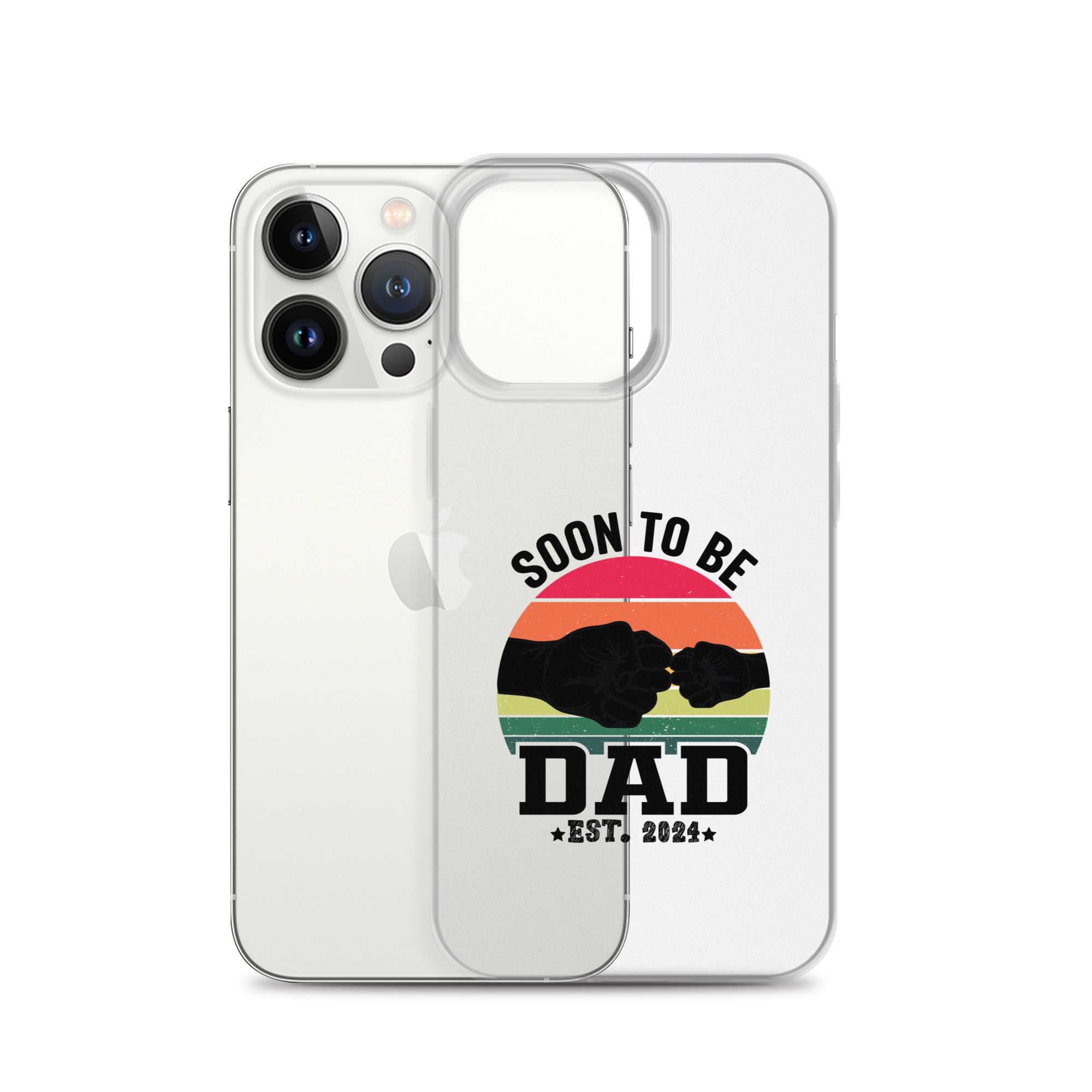 Soon To Be Dad Est. 2024 Clear Case for iPhone®