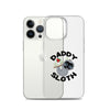 Daddy Sloth Clear Case for iPhone®