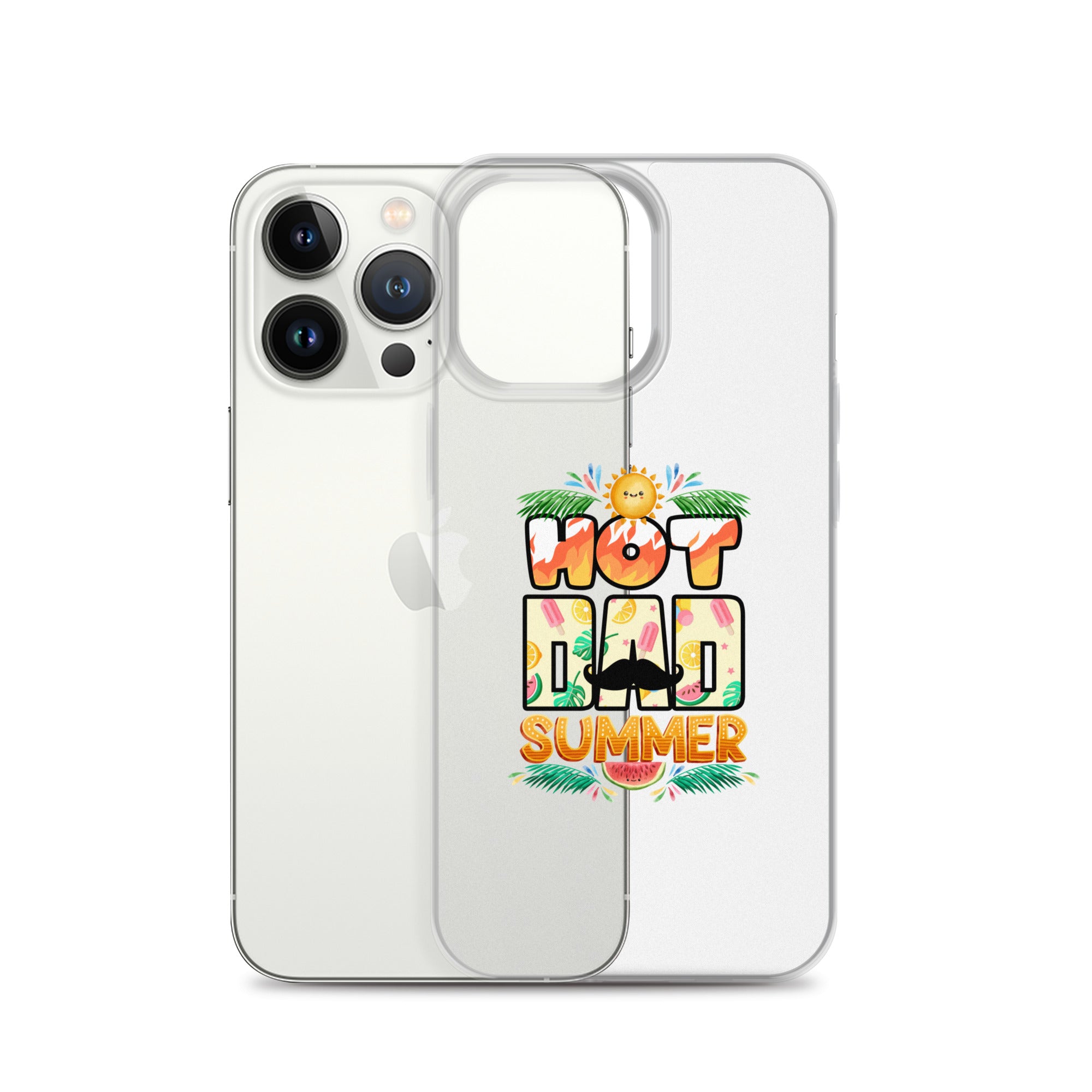 Hot Dad Summer Clear Case for iPhone®