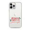 All Mama Wants Is A Silent Night Clear Case for iPhone®