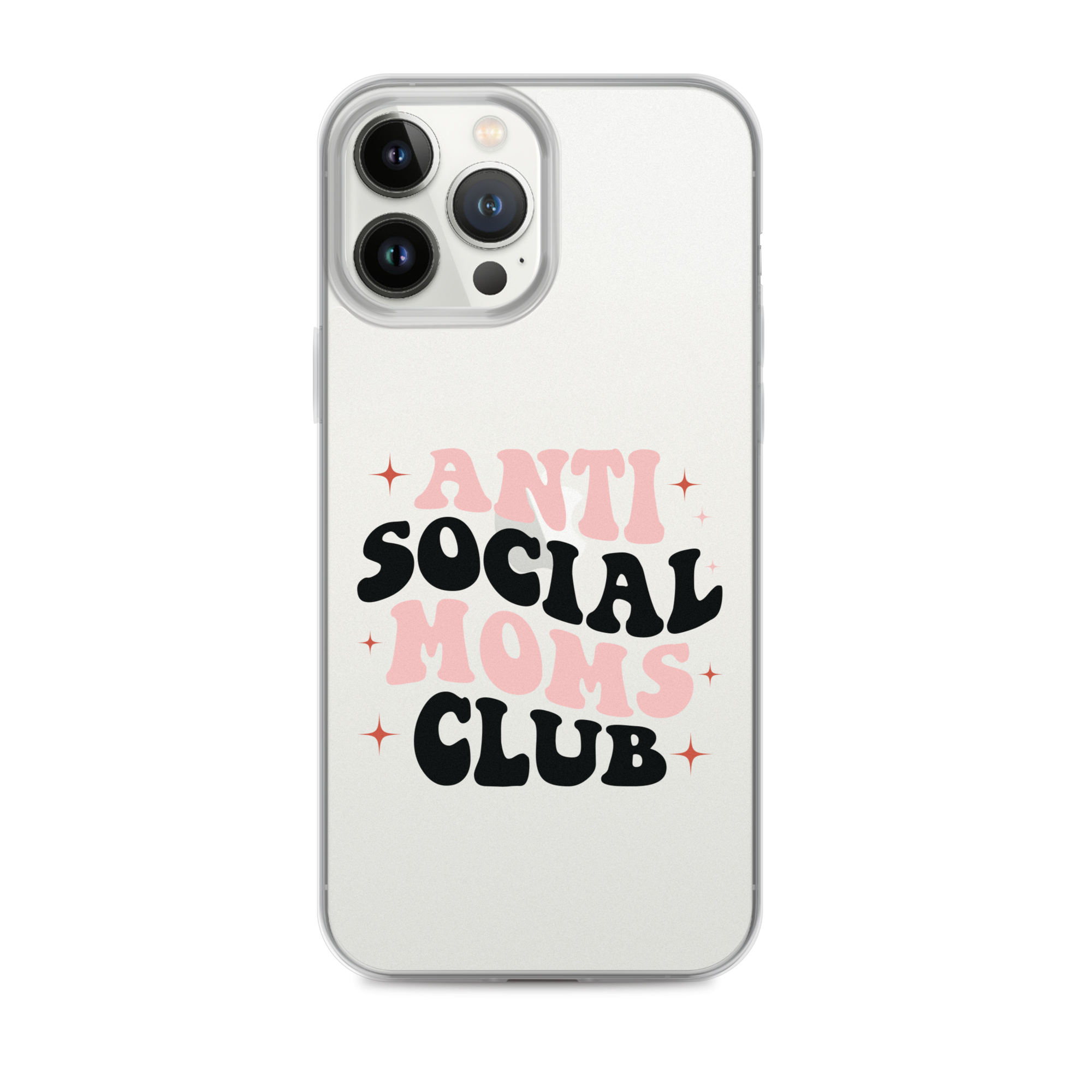 Anti Social Moms Club Clear Case for iPhone®