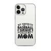 My Favorite Baseball Player Calls Me Mom Clear Case for iPhone®