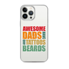 Awesome Dads Tattoos Beards Clear Case for iPhone®