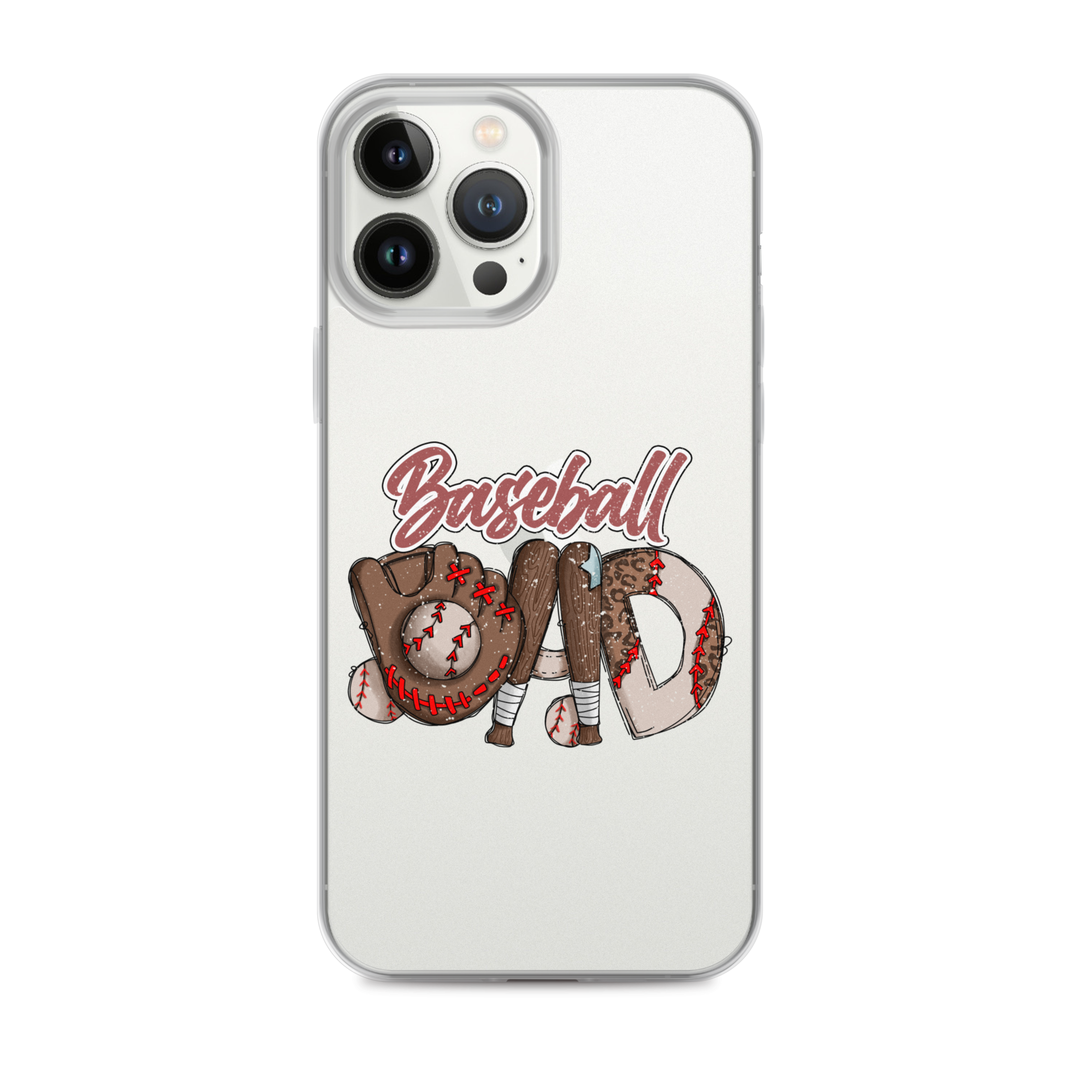 Baseball Dad Clear Case for iPhone®