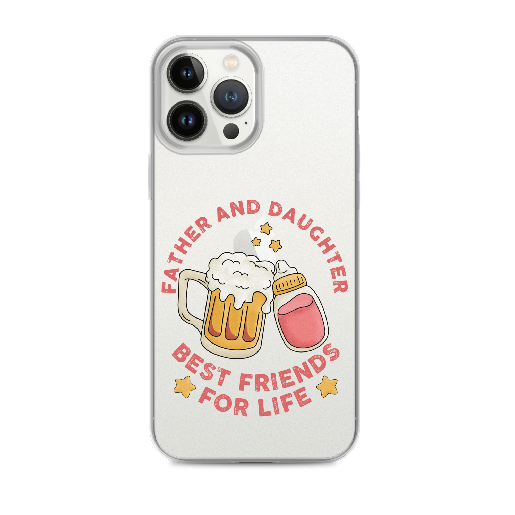 Father And Daughter Best Friends For Life Clear Case for iPhone®