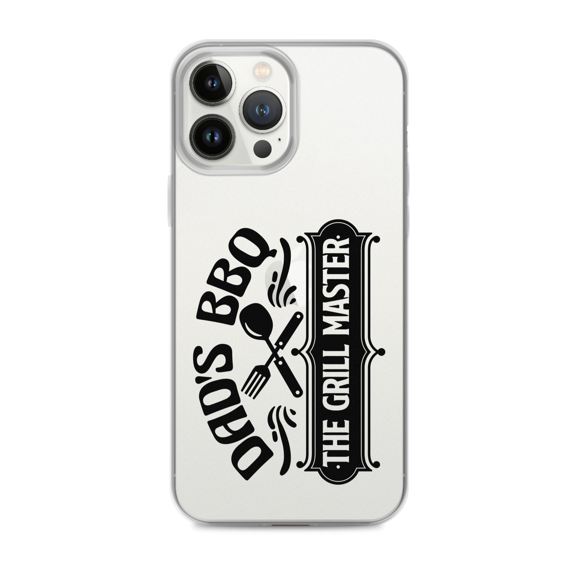 Dad's BBQ The Grill Master Clear Case for iPhone®