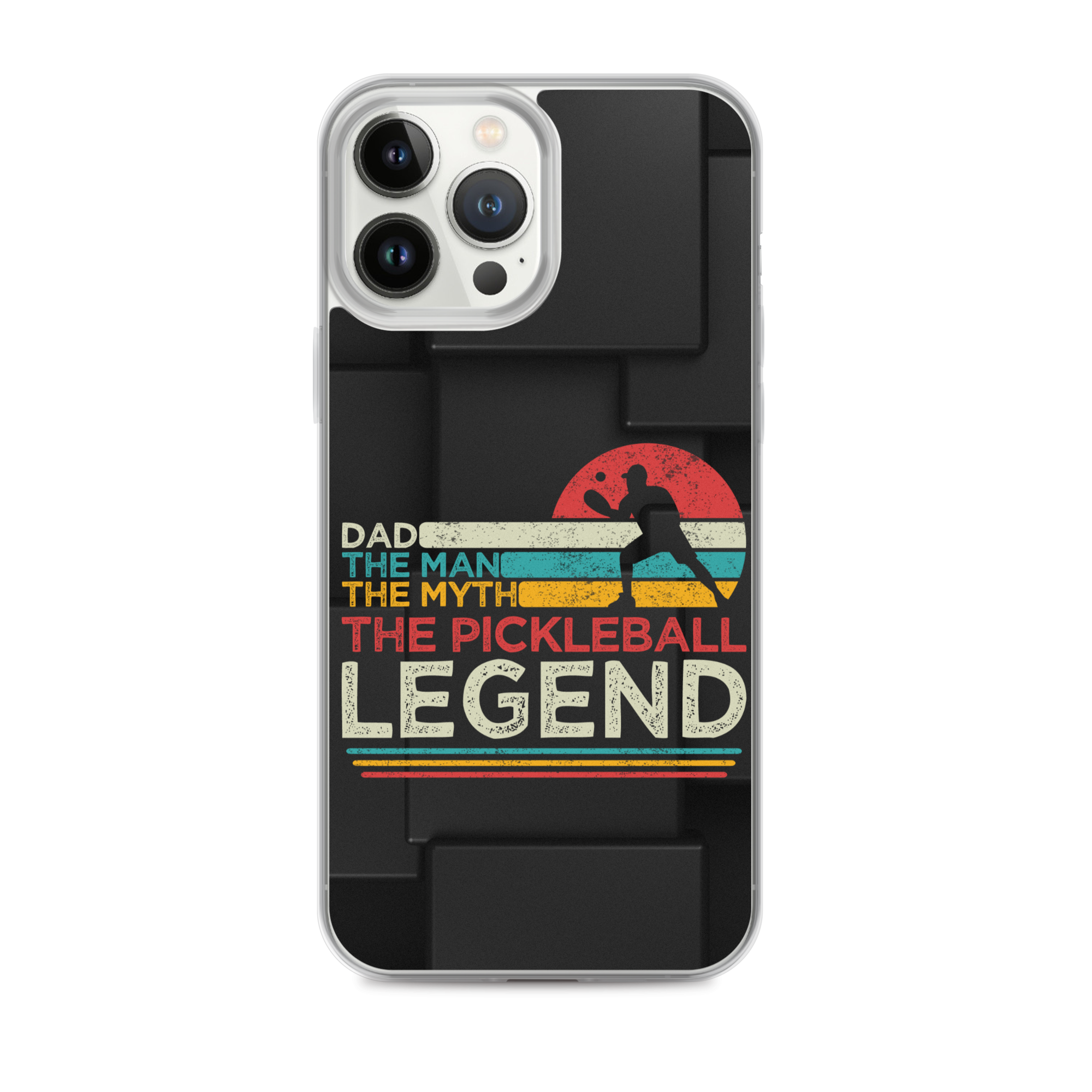 Dad The Man The Myth The Pickleball Legend Clear Case for iPhone®