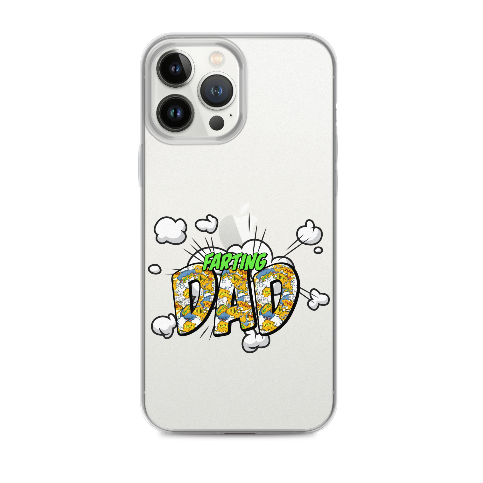 Farting Dad Clear Case for iPhone®