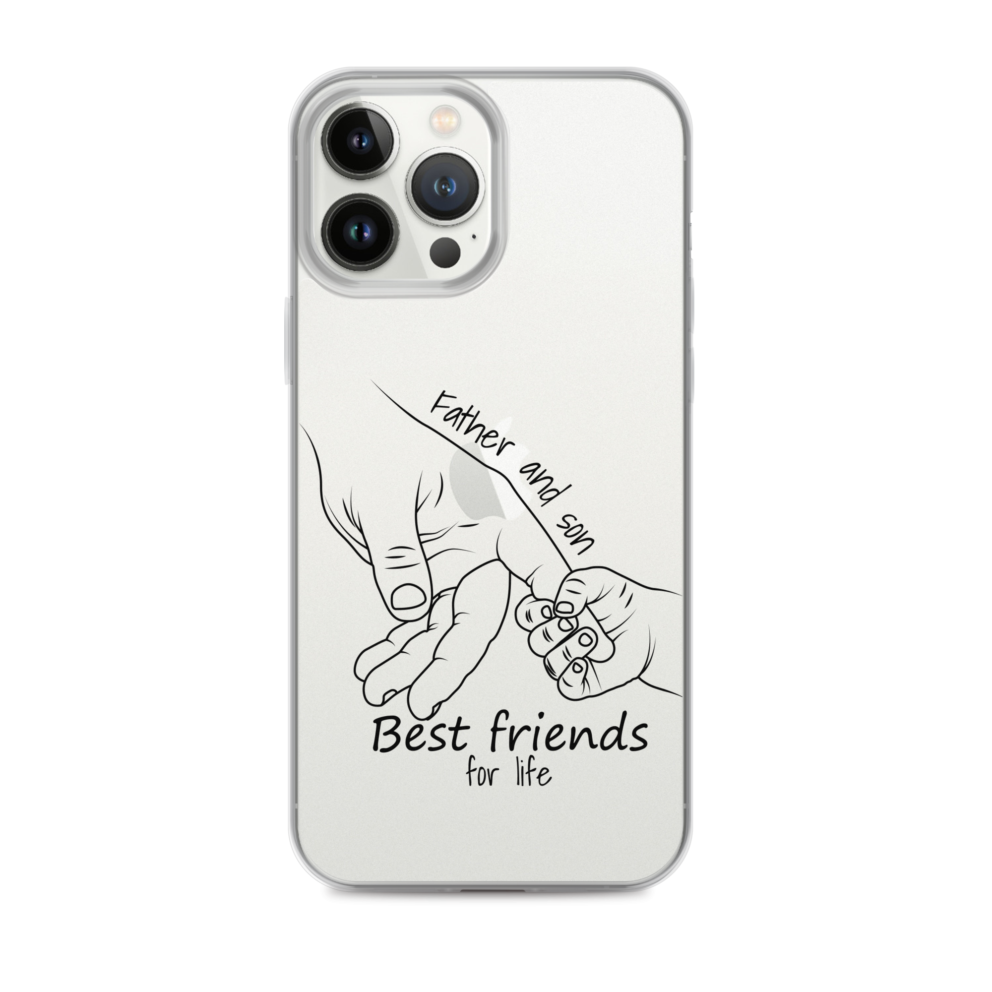 Father And Son Best Friends For Life Clear Case for iPhone®