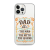 Dad Best Number 1 The Man The Myth The Legend Clear Case for iPhone®