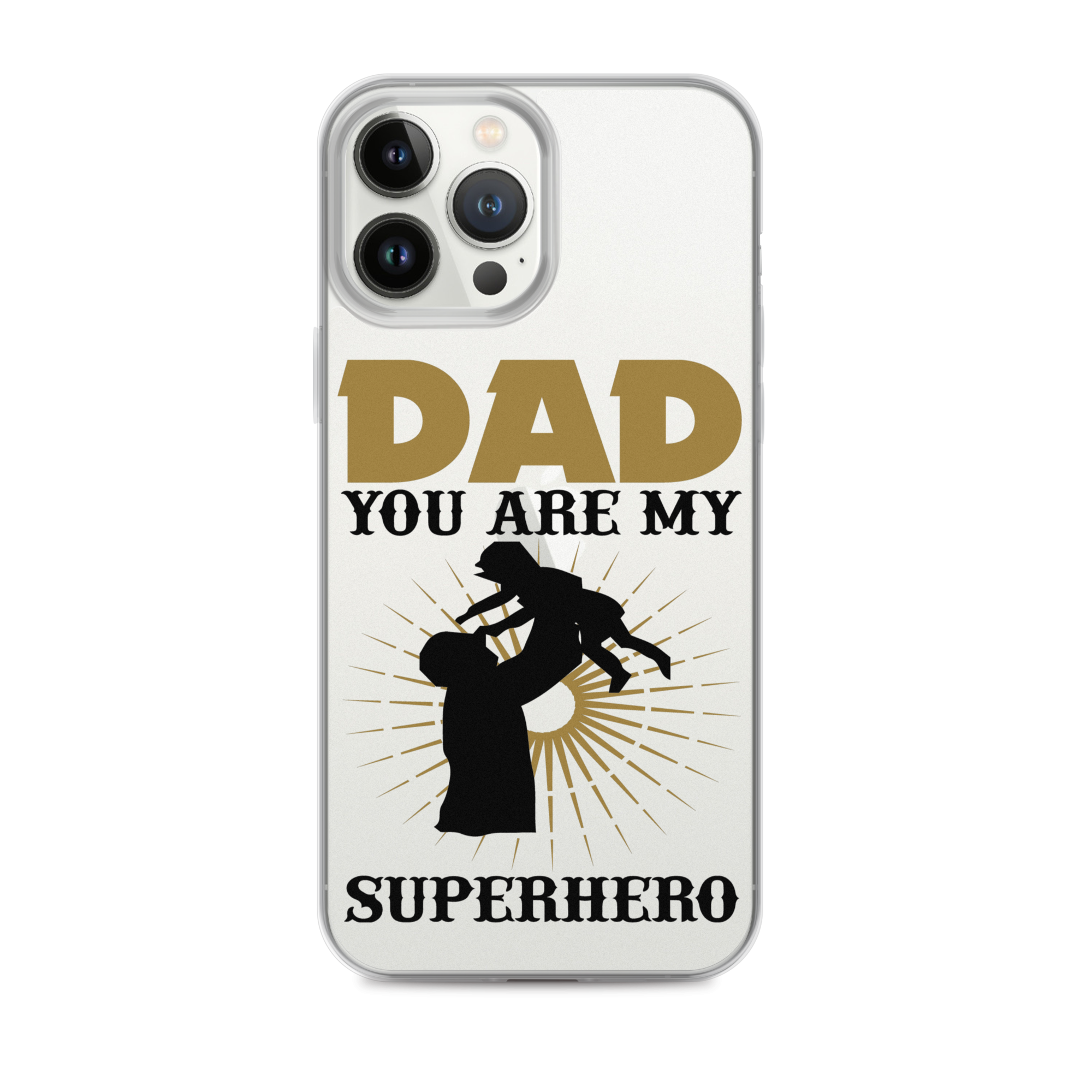 Dad You Are My Superhero Clear Case for iPhone®