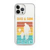 Dad And Son A Bond that can't Be Broken Clear Case for iPhone®