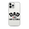 Dad Of 1 Boy And 2 Girls Clear Case for iPhone®