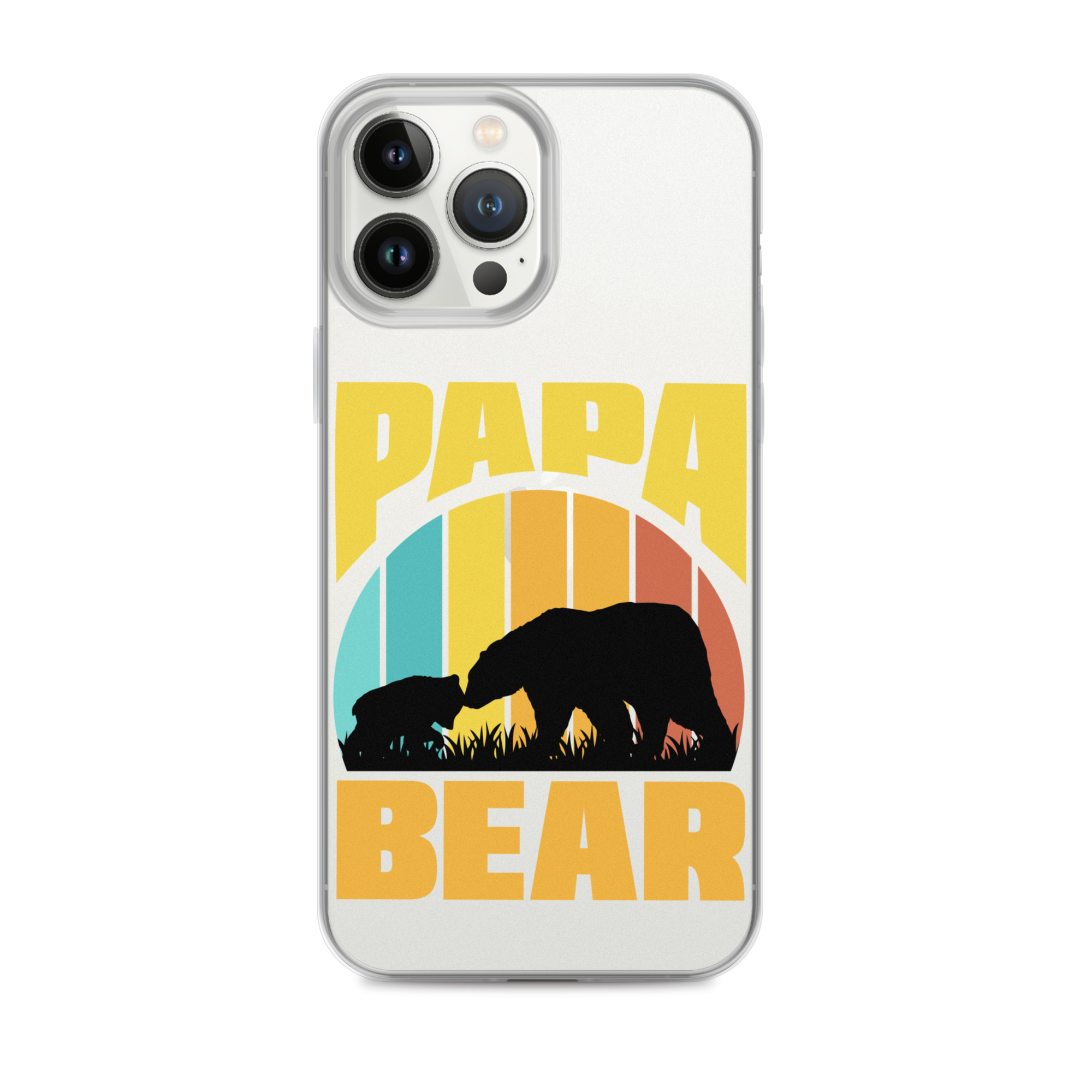 Papa Bear Clear Case for iPhone®