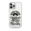 Hide Your Diamond My Kid Steals Clear Case for iPhone®