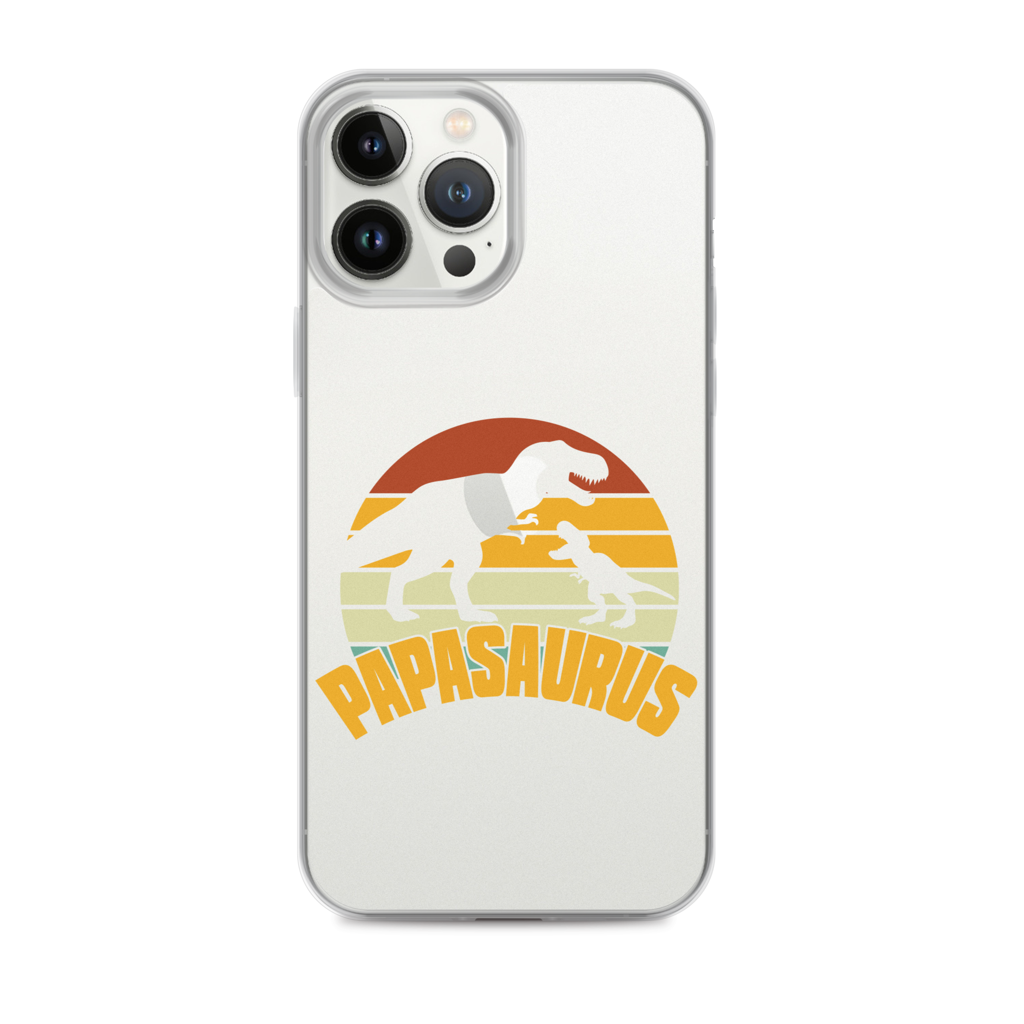 Papasaurus Clear Case for iPhone®