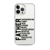 Father Hardworking funny Wise Strong Clear Case for iPhone®