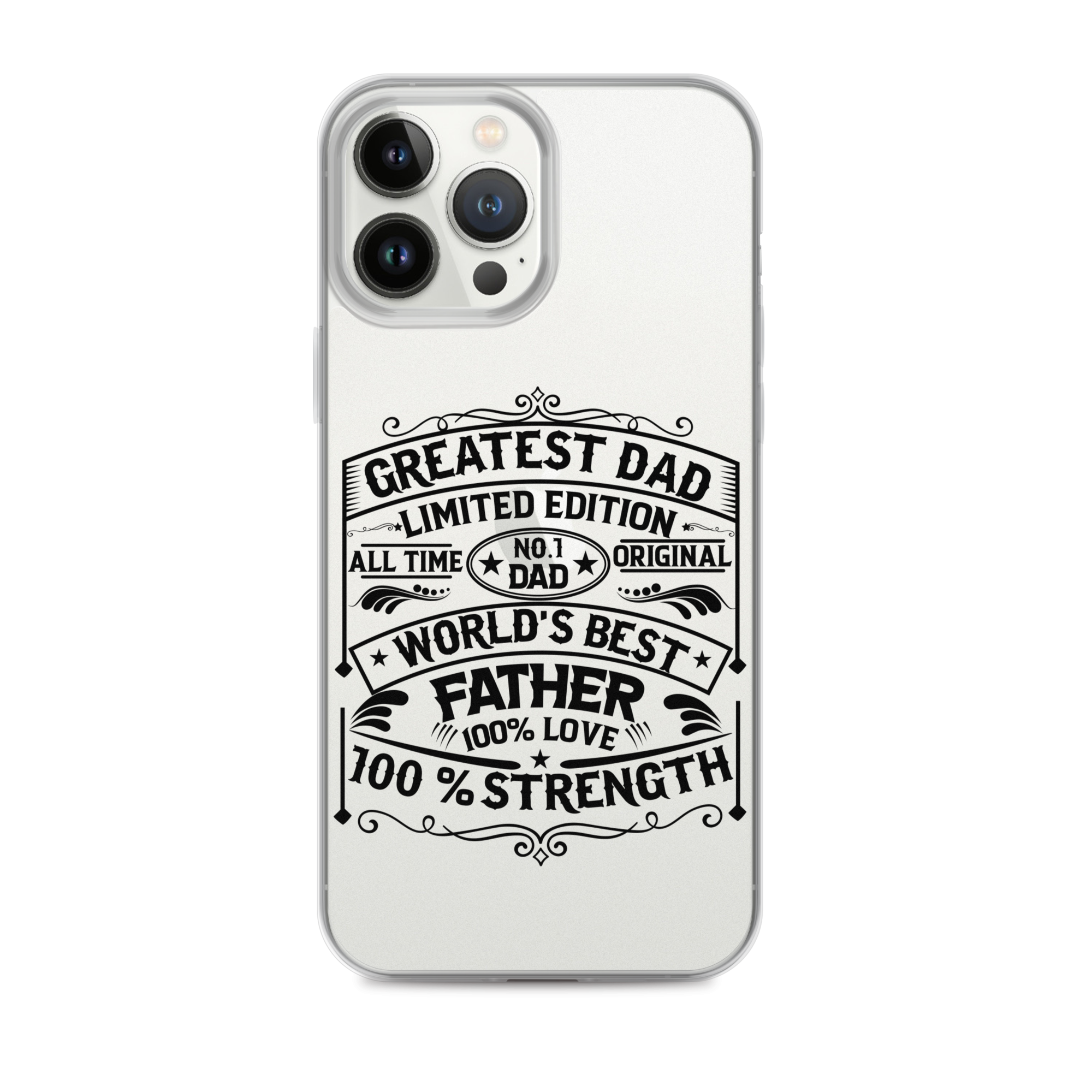 Greatest Dad Limited Edition All Time Clear Case for iPhone®