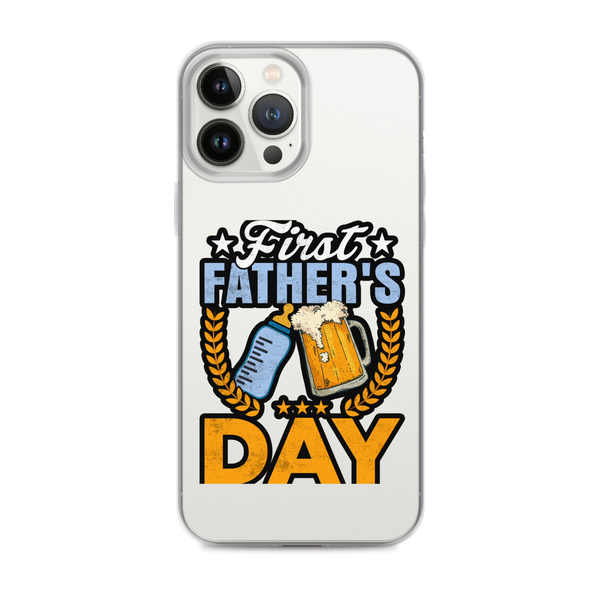 First Father's Day Clear Case for iPhone®