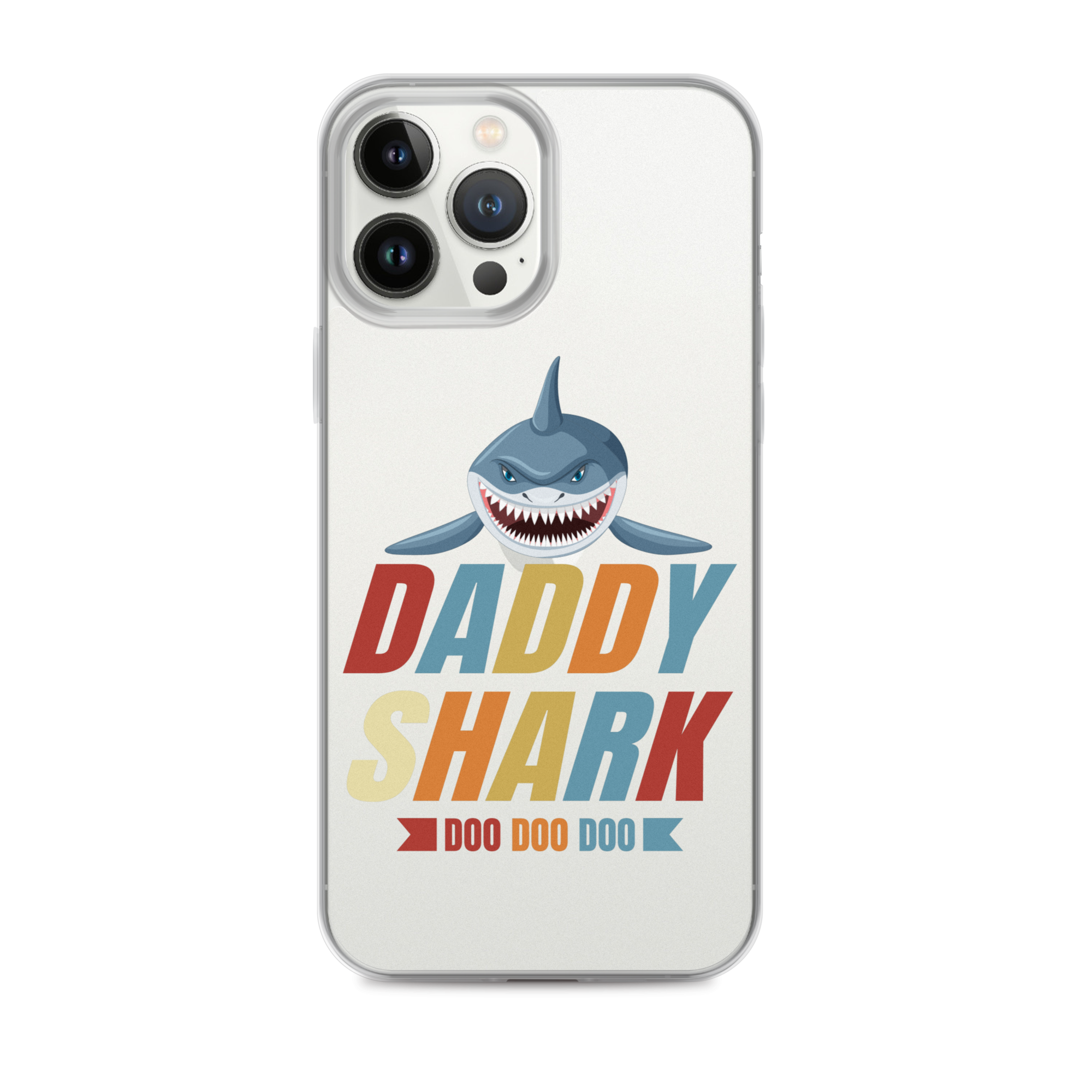 Daddy Shark Doo Doo Doo Clear Case for iPhone®