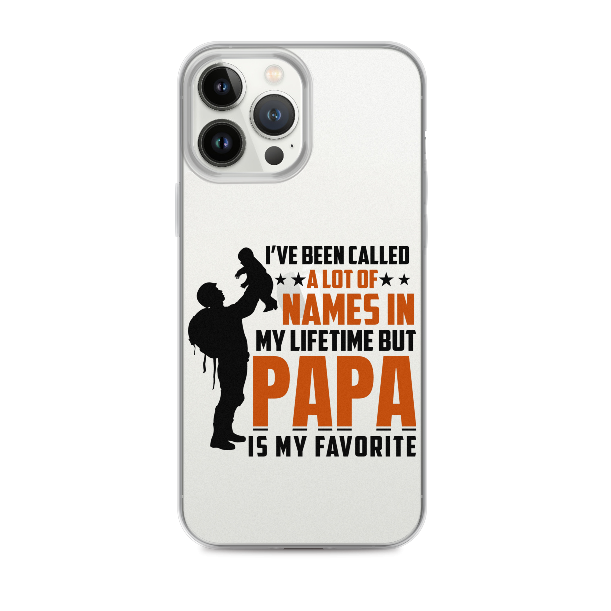 I've Been Called A Lot Of Names In My Lifetime But Papa Is My Favorite Clear Case for iPhone®