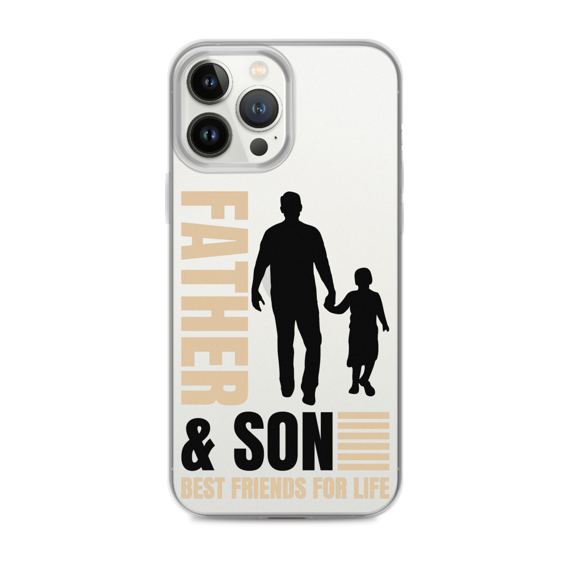 Father & Son Best Friends For Life Clear Case for iPhone®