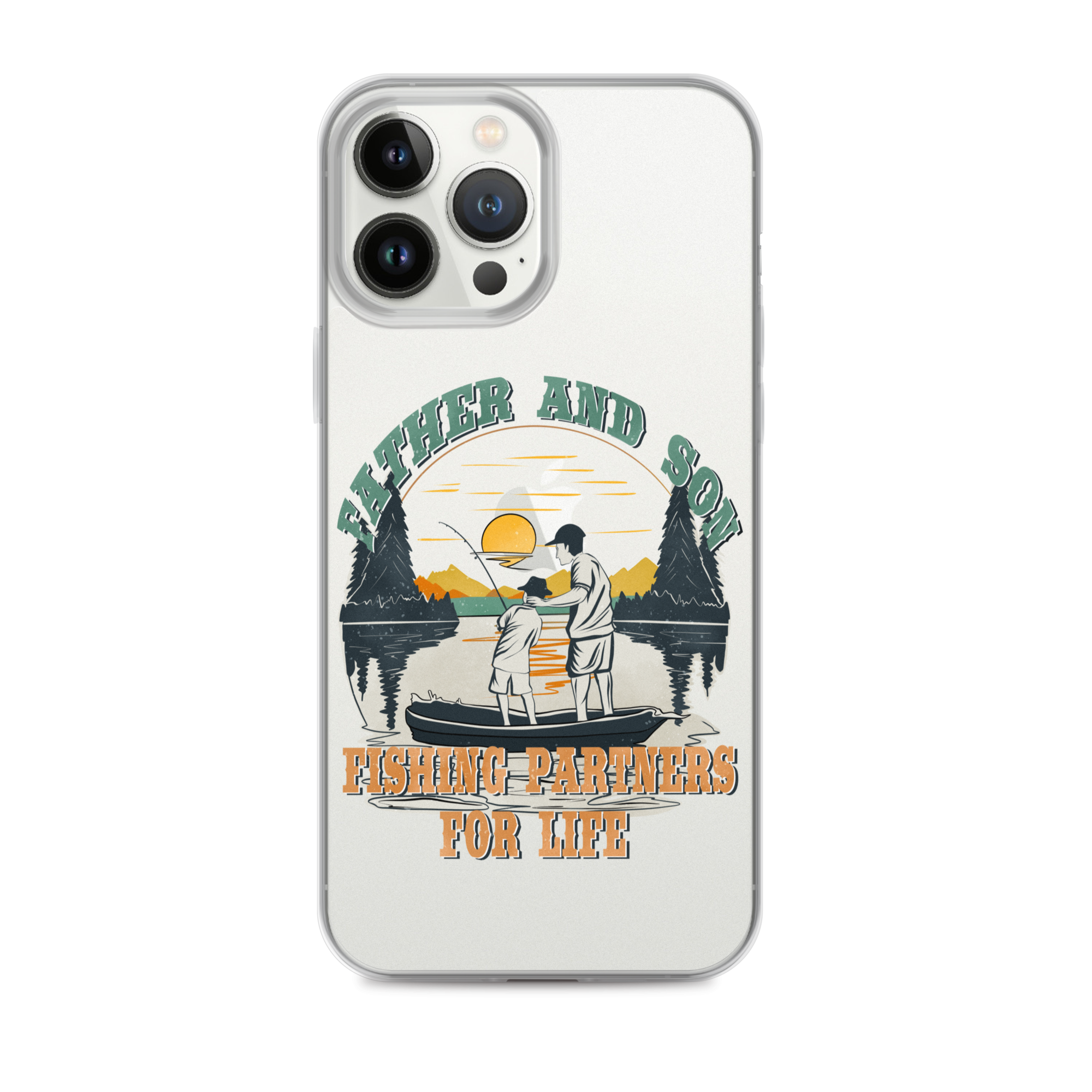 Father And Son Fishing Partners For Life Clear Case for iPhone®