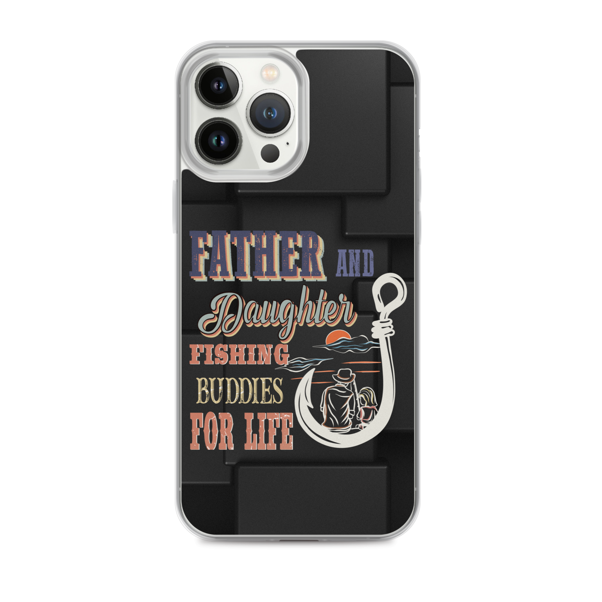 Father And Daughter Fishing Buddies For Life Clear Case for iPhone®