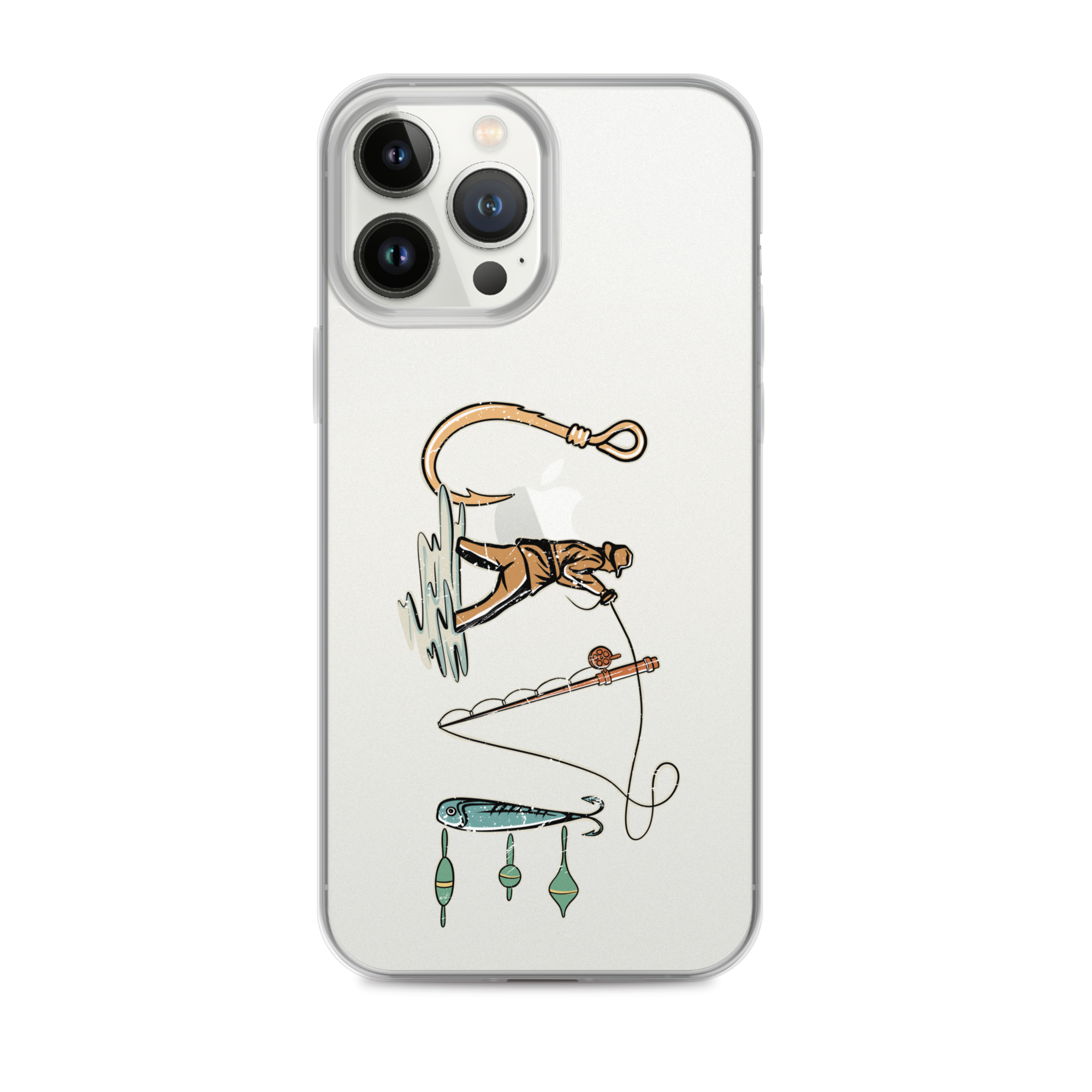 I Love Fishing Clear Case for iPhone®