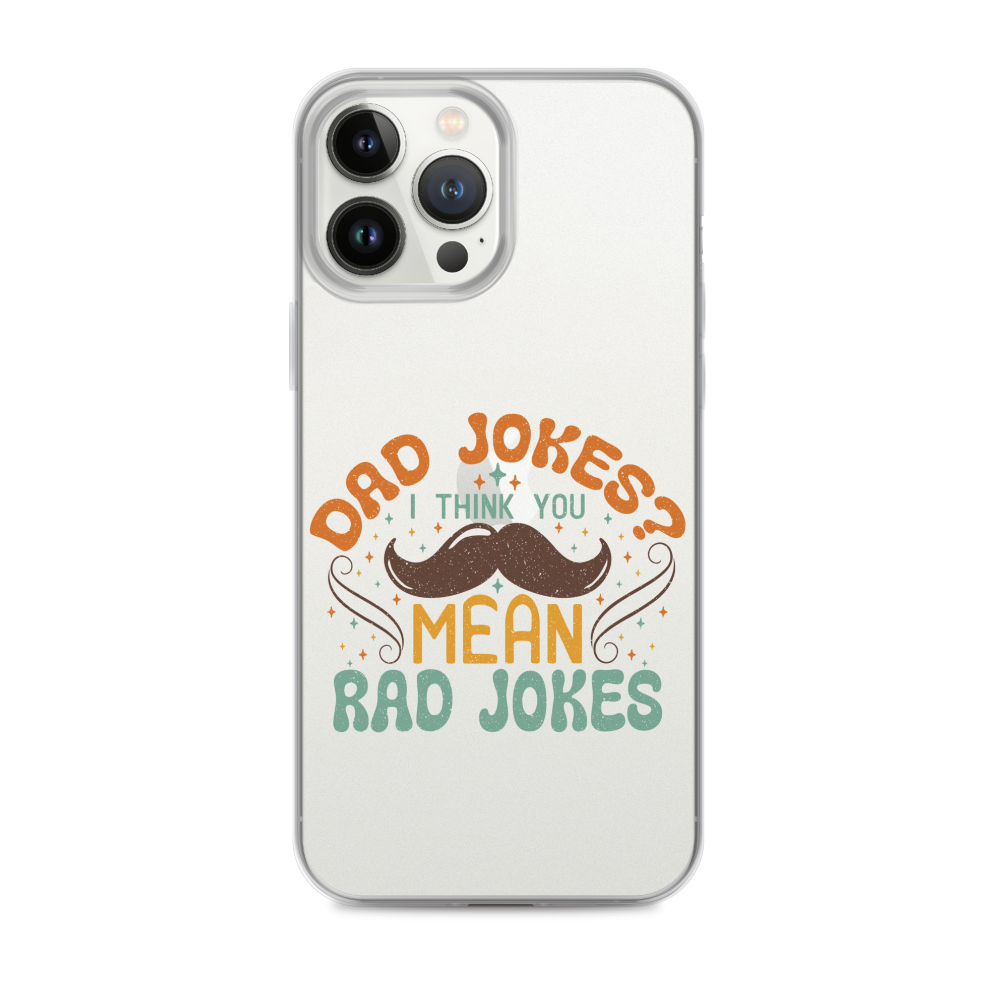 Dad Jokes I Think You Mean You Mean Rad Jokes Clear Case for iPhone®