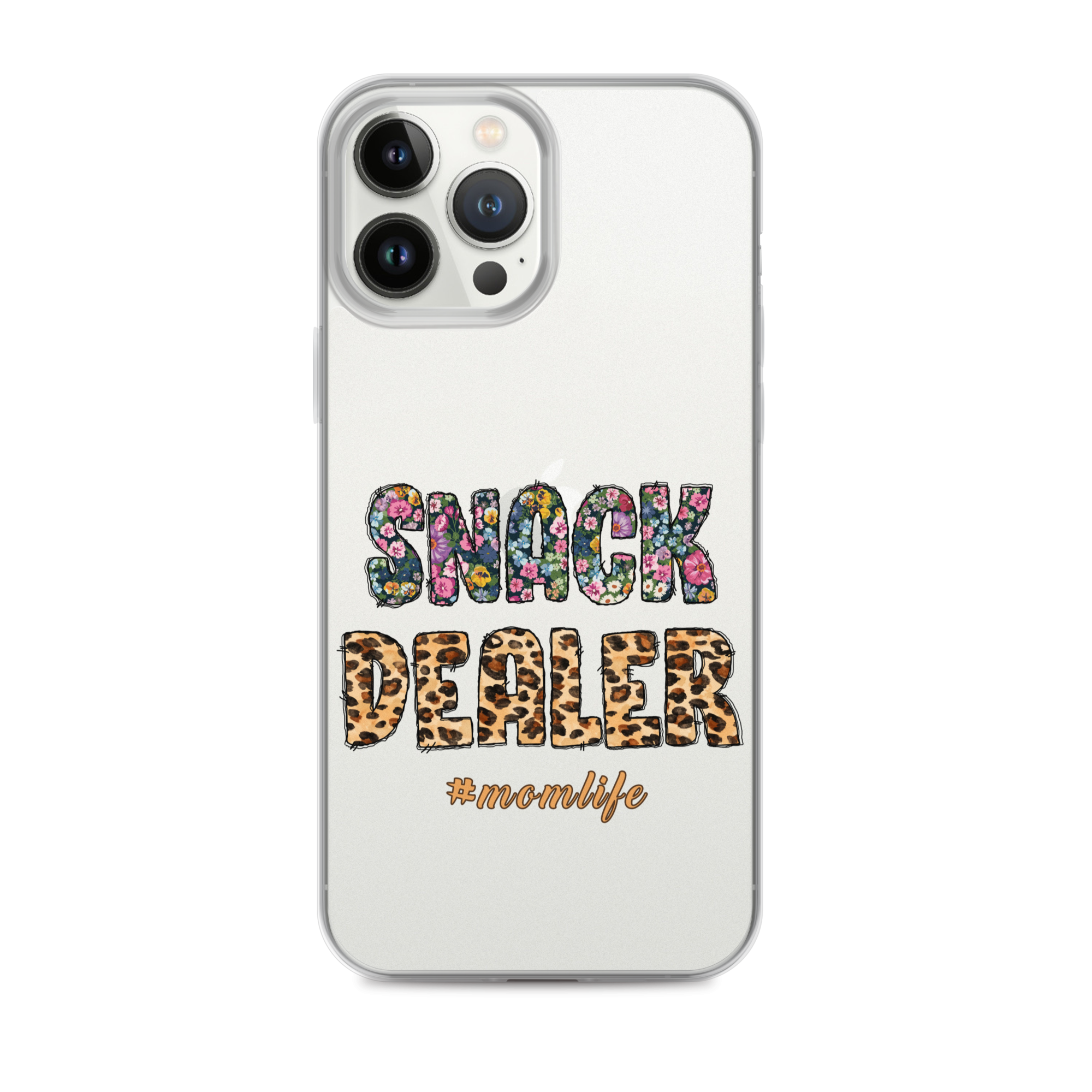 Snack Dealer #Momlife Clear Case for iPhone®