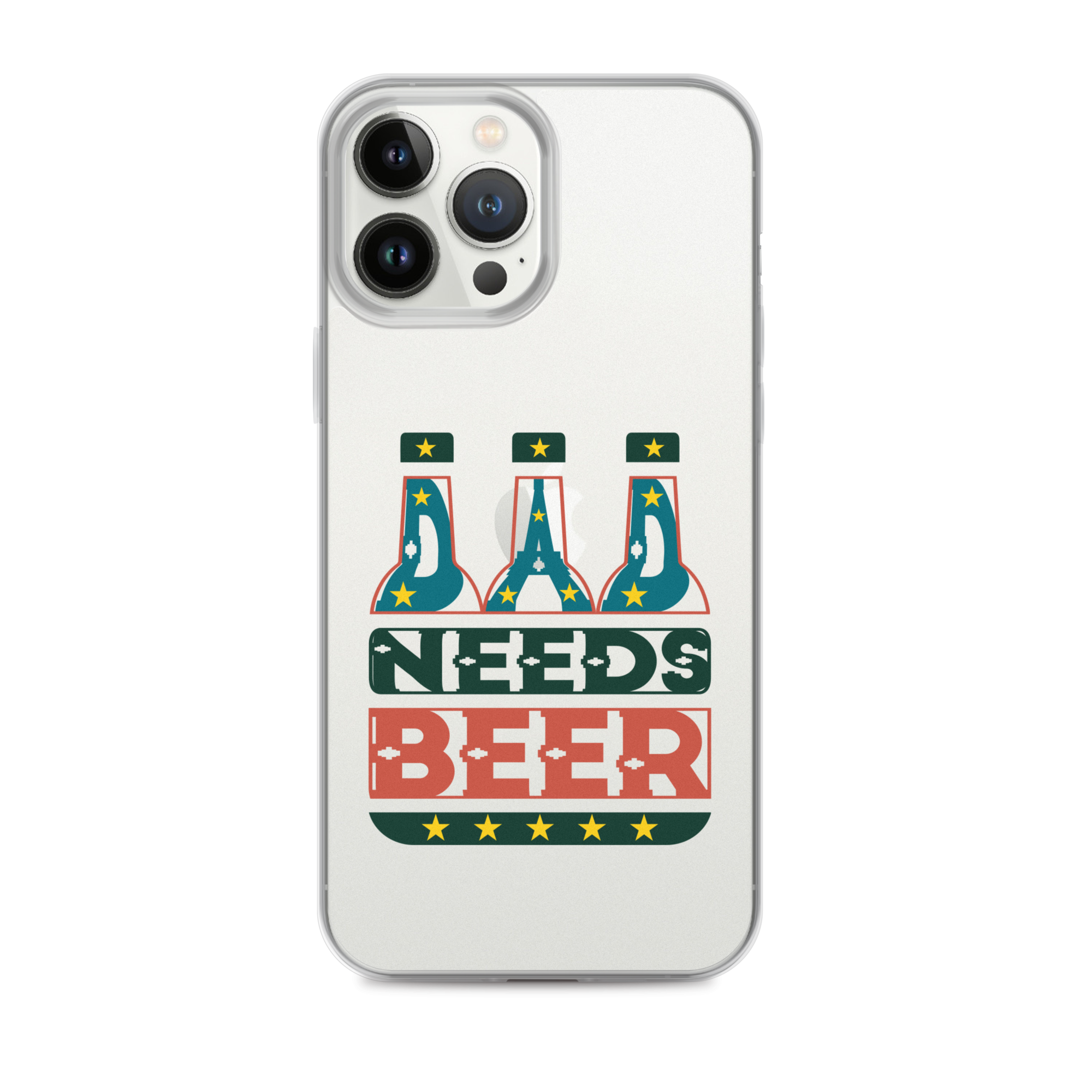 Dad Needs Beer Clear Case for iPhone®