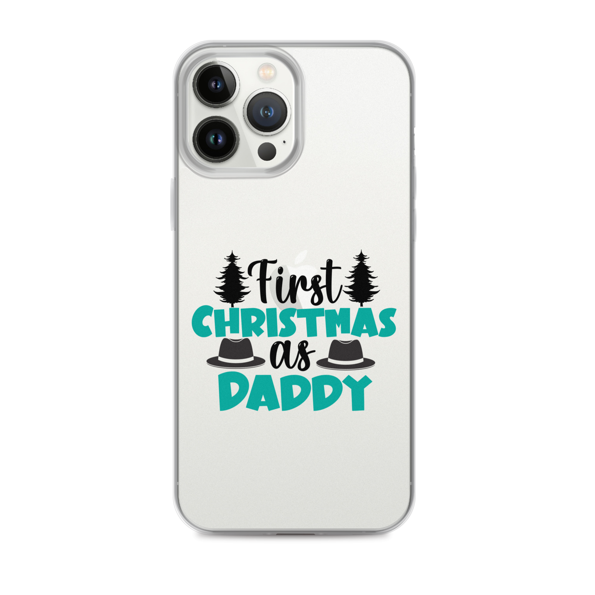 First Christmas As Daddy Clear Case for iPhone®