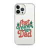 First Christmas As Dad Clear Case for iPhone®