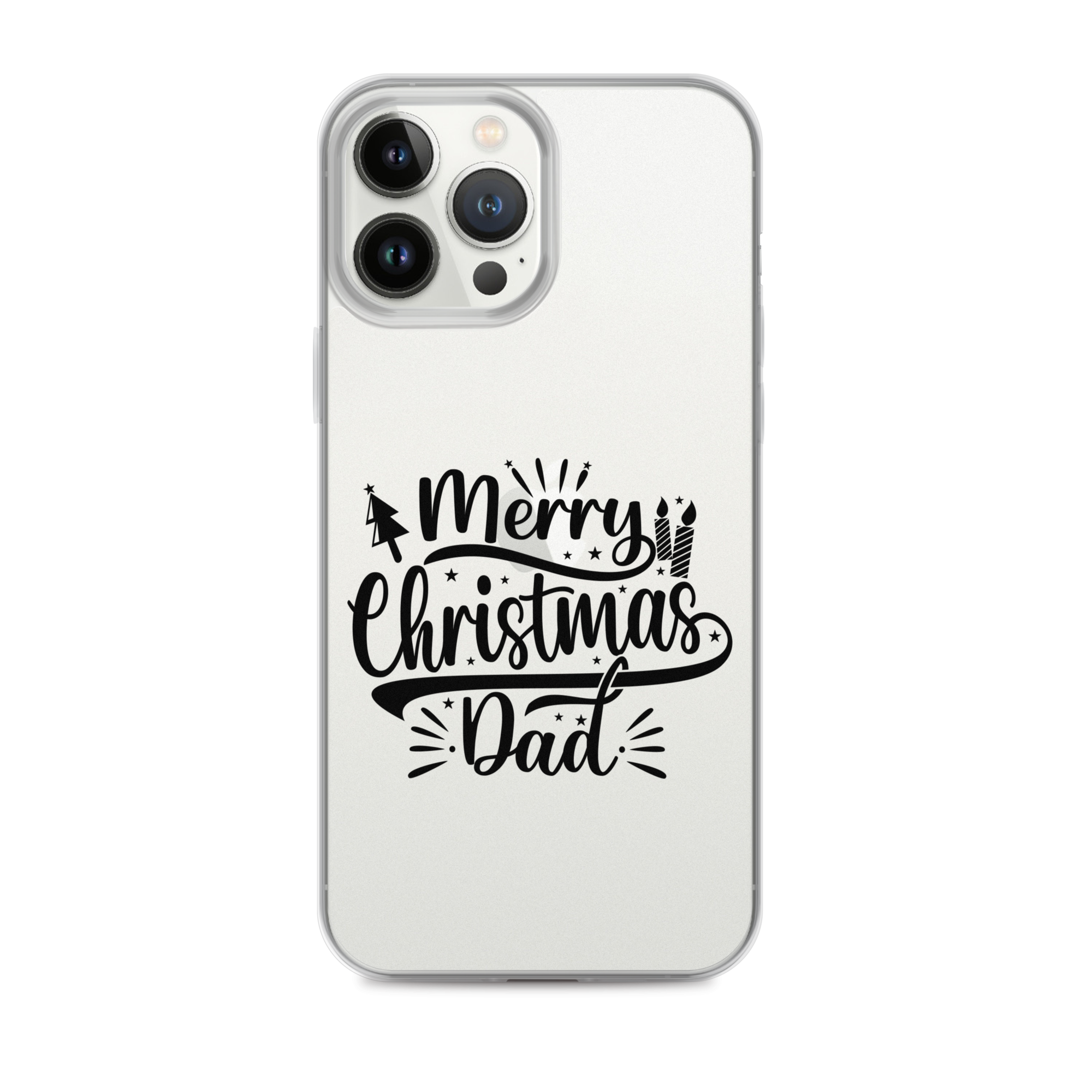 Merry Christmas Dad Clear Case for iPhone®