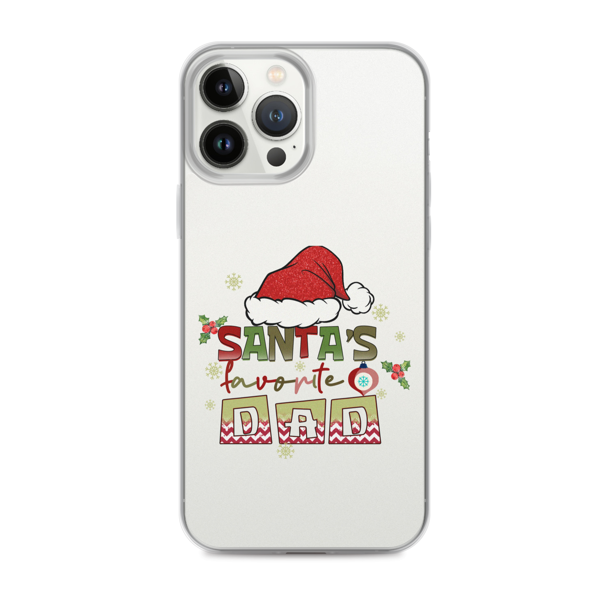 Santa's Favorite Dad Clear Case for iPhone®