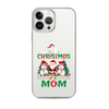 1st Christmas As A Mom Clear Case for iPhone®