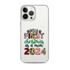 My First Christmas As A mom 2024 Clear Case for iPhone®