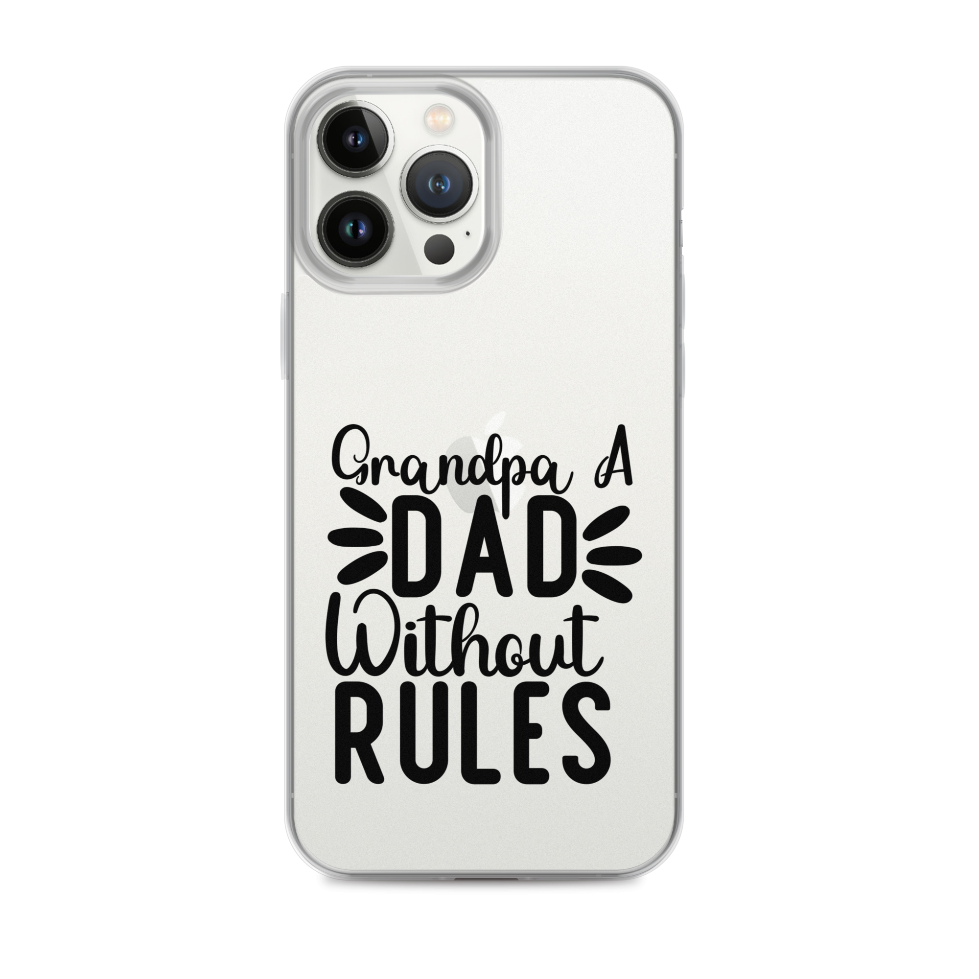 Grandpa A Dad Without Rules Clear Case for iPhone®