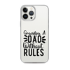 Grandpa A Dad Without Rules Clear Case for iPhone®