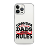 Grandpas Are Dads Without Rules Clear Case for iPhone®