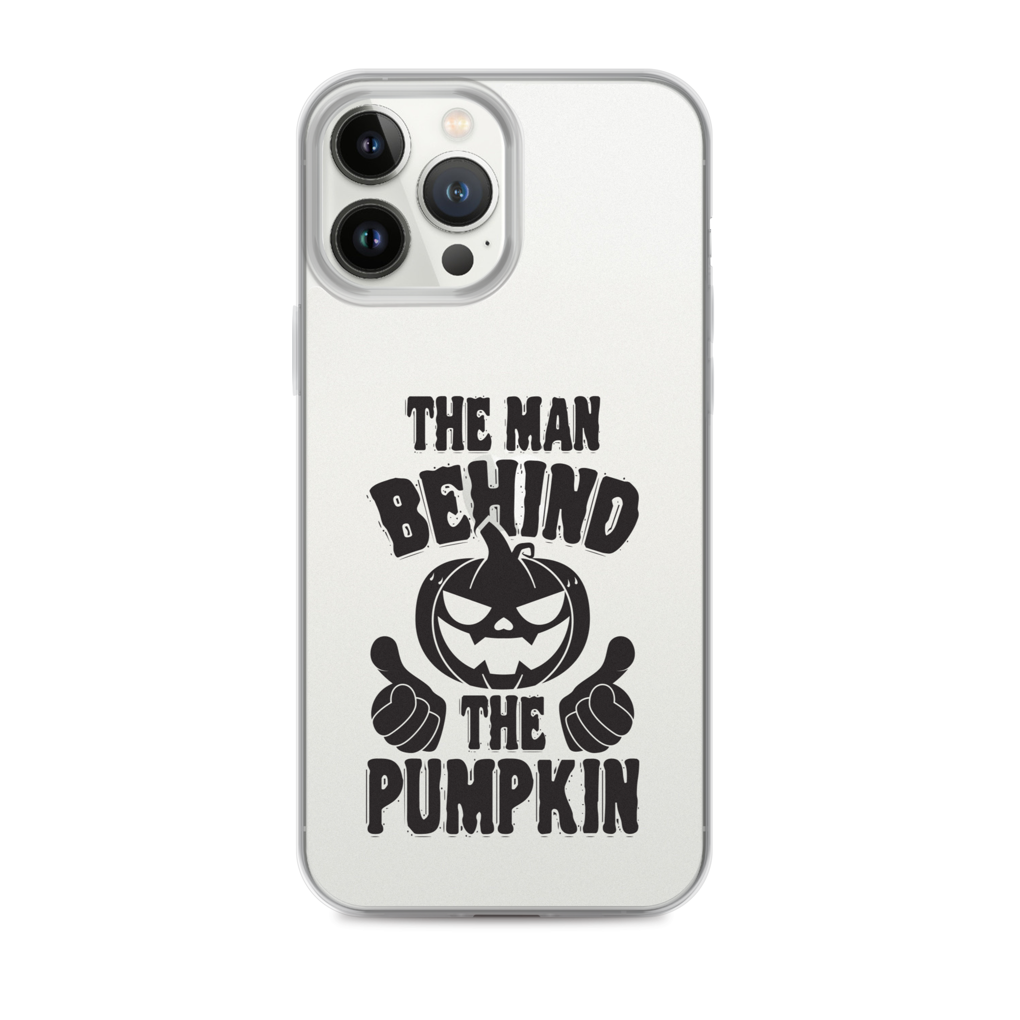 The Man Behind The Pumpkin Clear Case for iPhone®