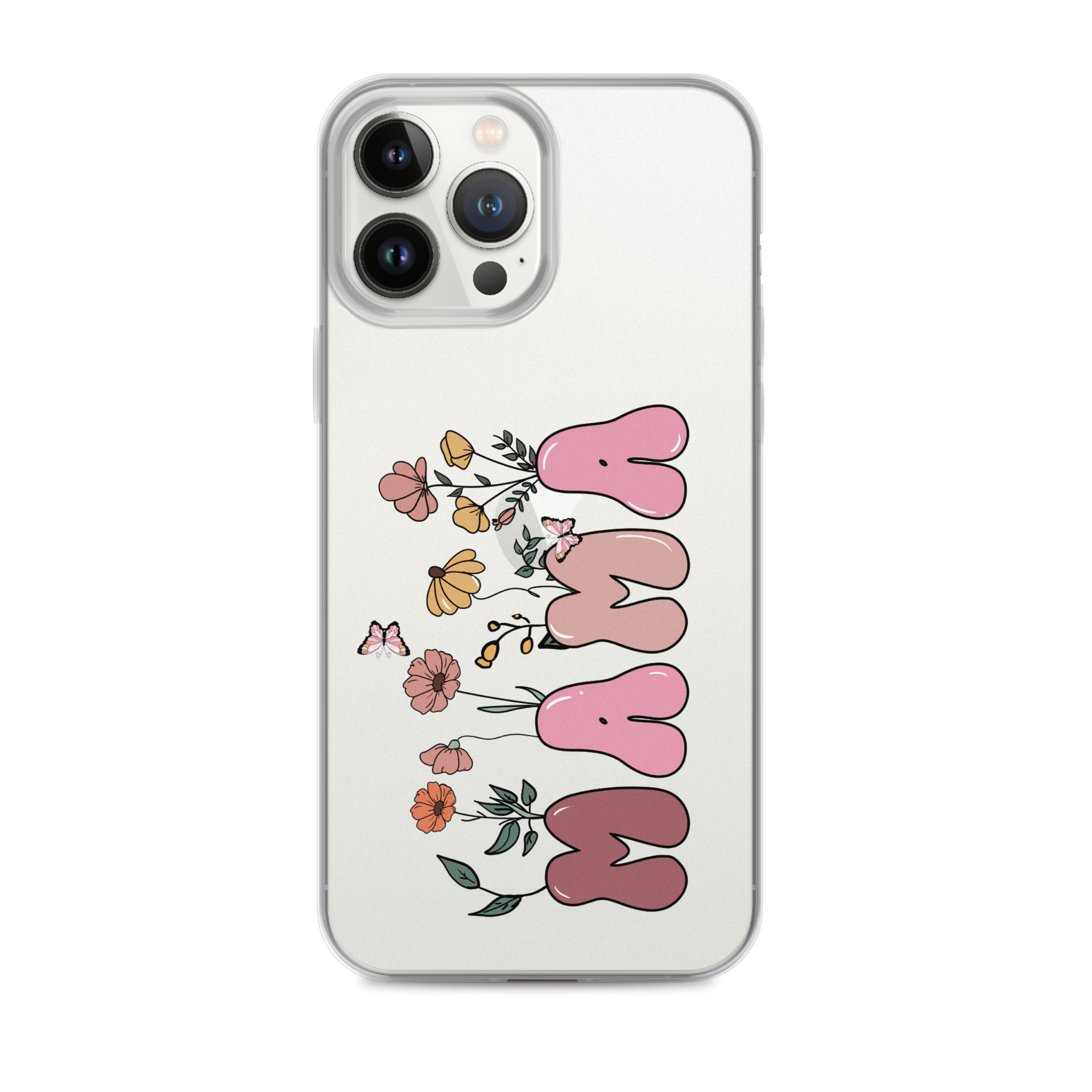 Floral Mama Clear Case for iPhone®