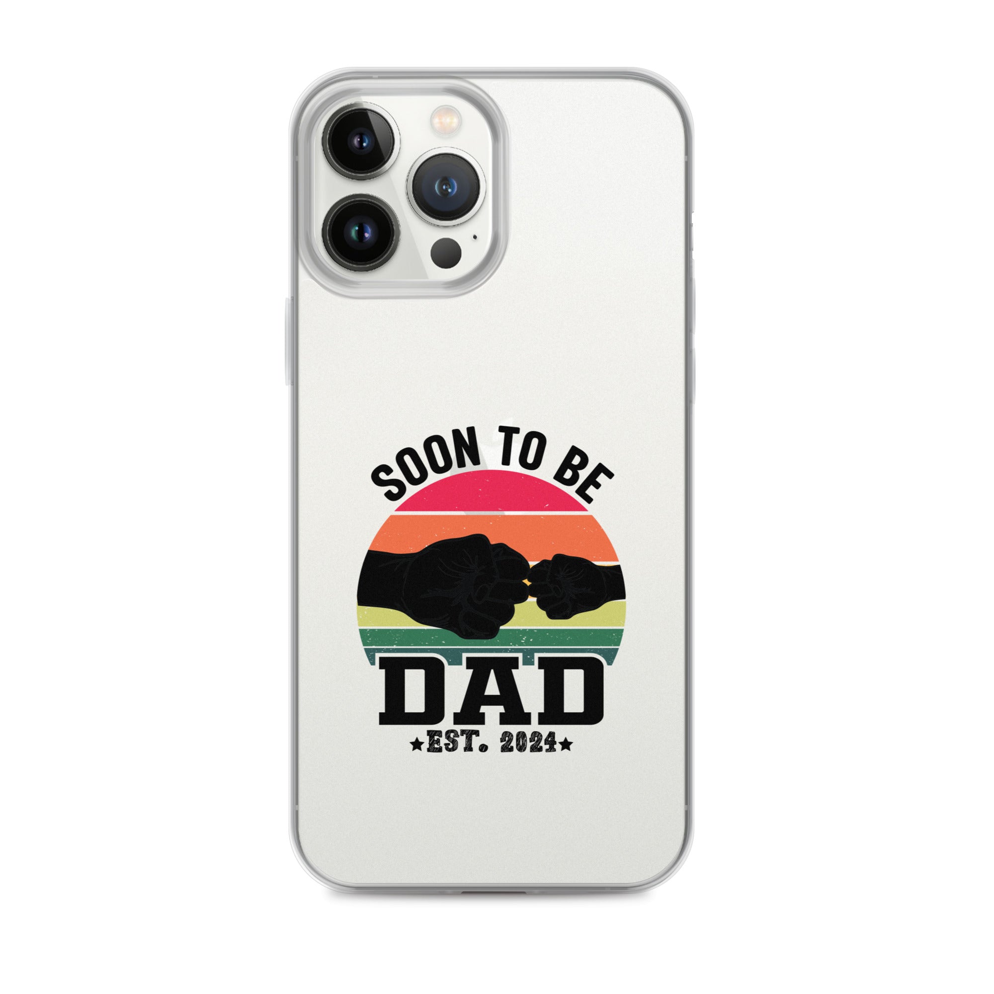 Soon To Be Dad Est. 2024 Clear Case for iPhone®